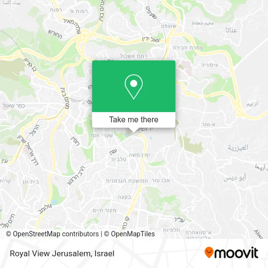 Карта Royal View Jerusalem