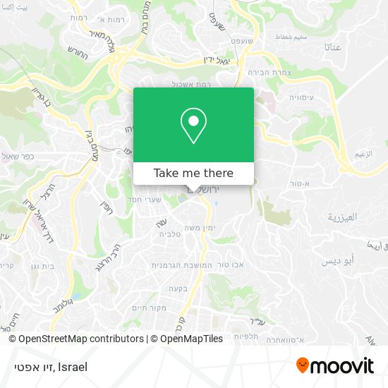 זיו אפטי map