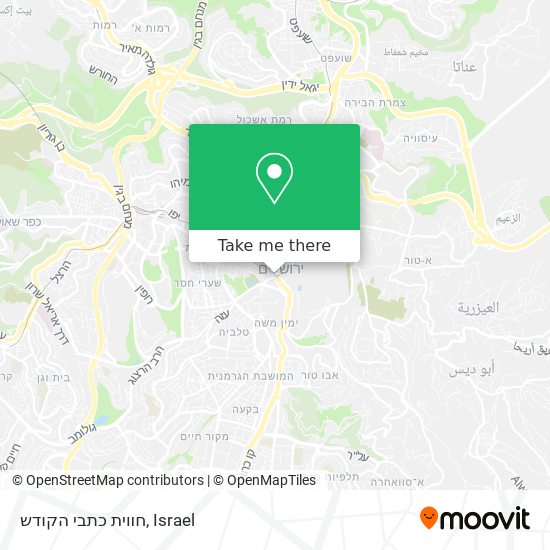 חווית כתבי הקודש map