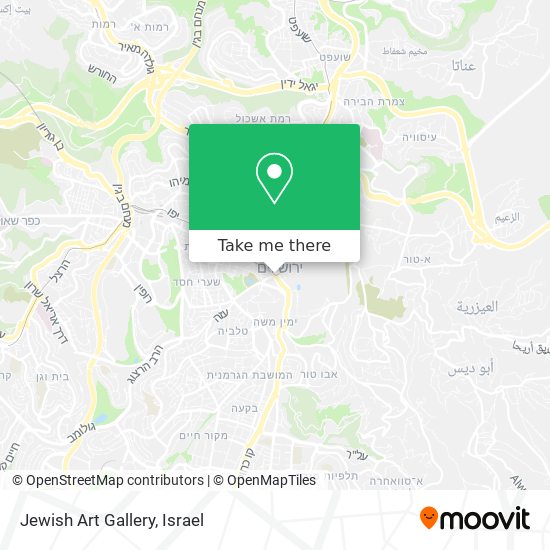 Jewish Art Gallery map