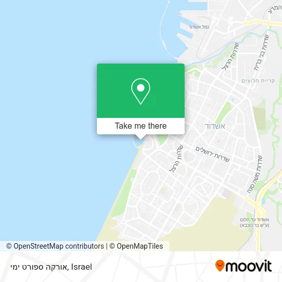 Карта אורקה ספורט ימי