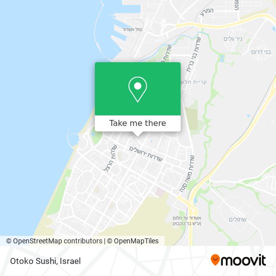 Otoko Sushi map