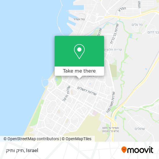 תיק ותיק map