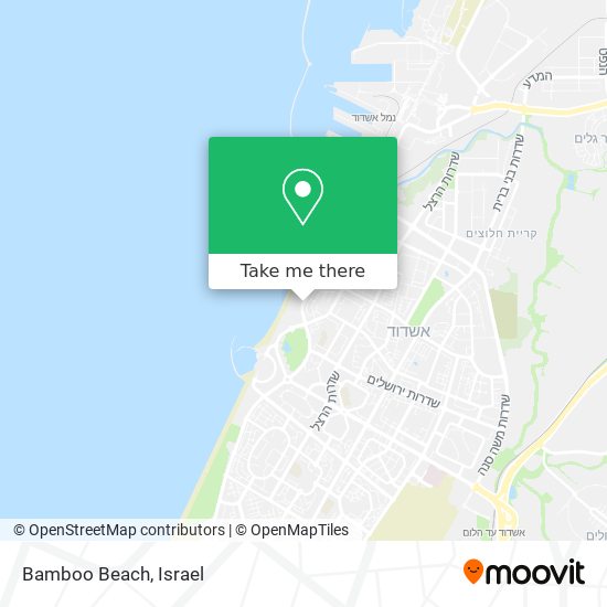 Bamboo Beach map