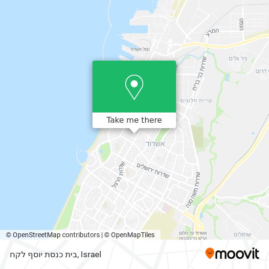 בית כנסת יוסף לקח map