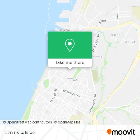 טיפת חלב map