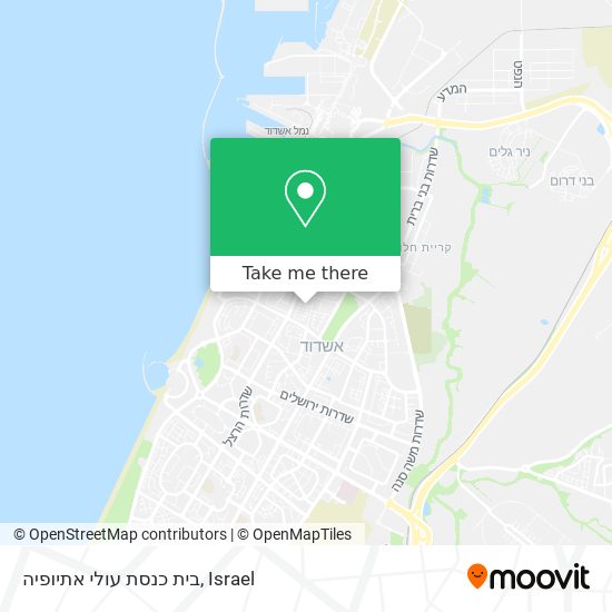 בית כנסת עולי אתיופיה map