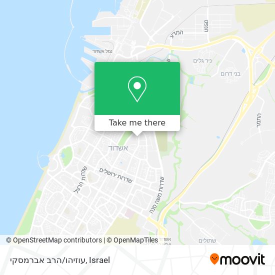 עוזיהו/הרב אברמסקי map