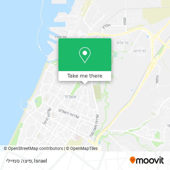 פיצה סמיילי map