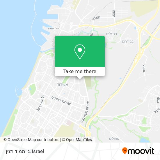 גן ממ ד תנין map