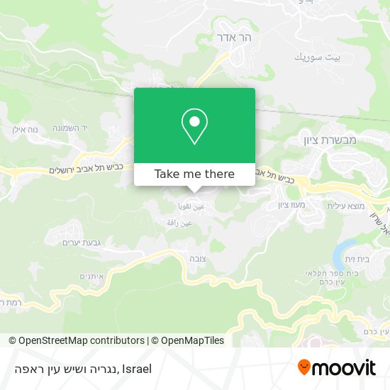 נגריה ושיש עין ראפה map