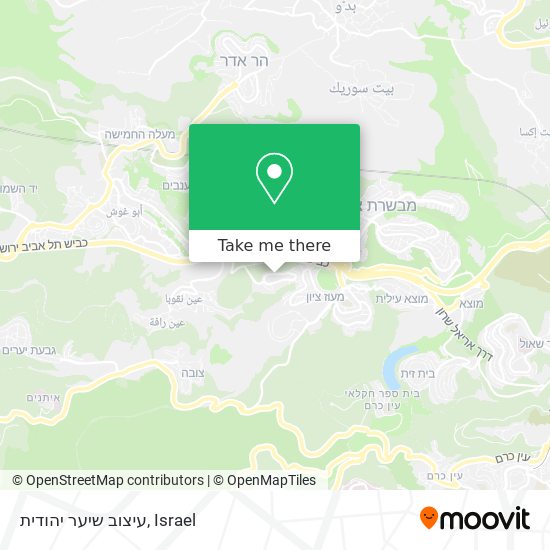 עיצוב שיער יהודית map