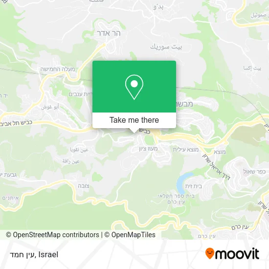 Карта עין חמד