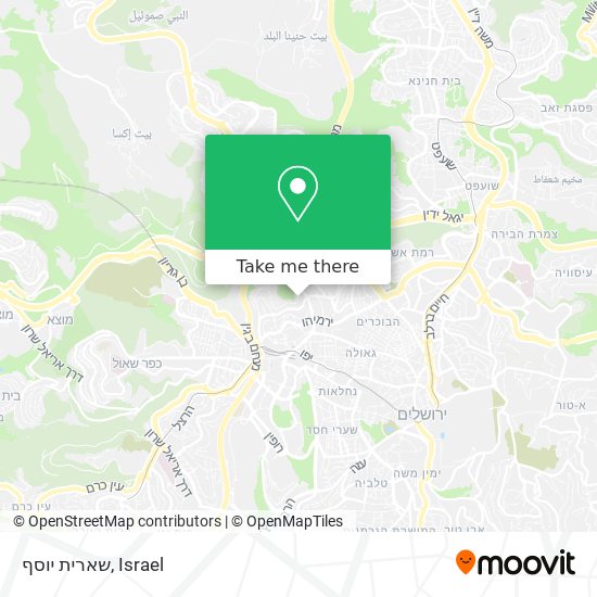 שארית יוסף map