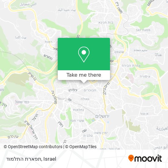 תפארת התלמוד map