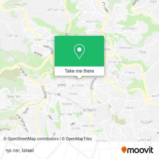 Карта יפה נוף