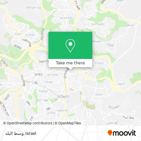 وسط البلد map