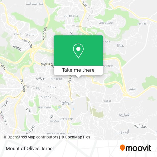 Карта Mount of Olives