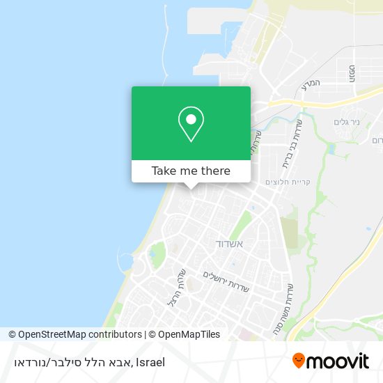 Карта אבא הלל סילבר/נורדאו