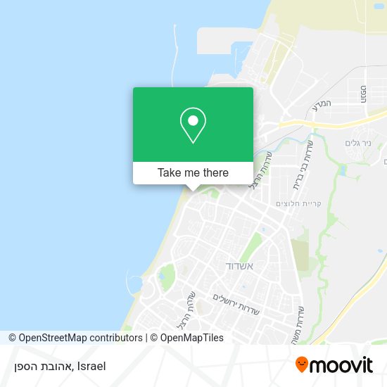 אהובת הספן map