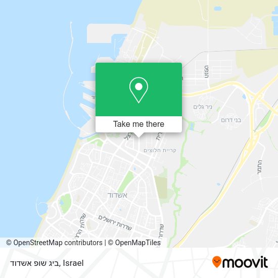 ביג שופ אשדוד map