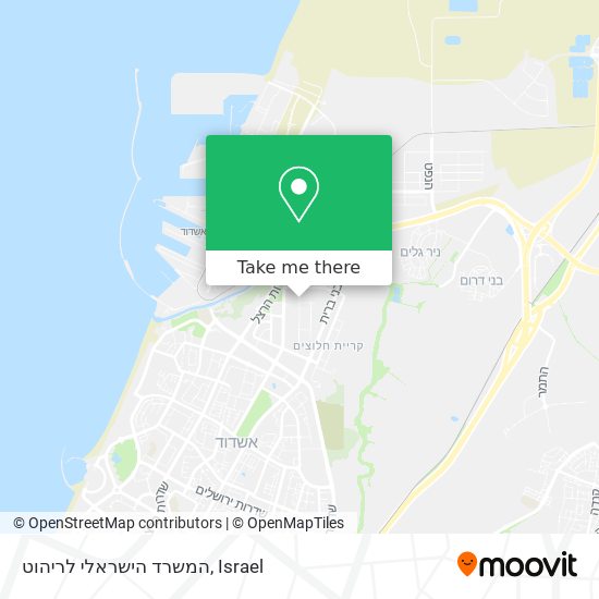 המשרד הישראלי לריהוט map