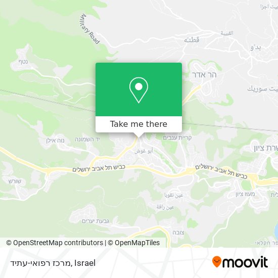 מרכז רפואי-עתיד map