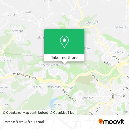 כל ישראל חברים map