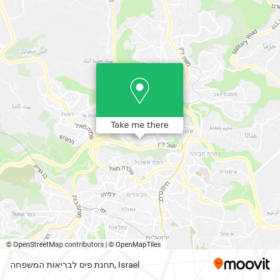 תחנת פיס לבריאות המשפחה map