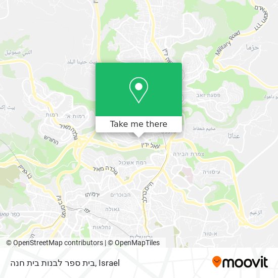 בית ספר לבנות בית חנה map