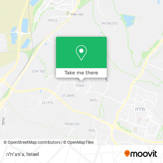 צ'פצ'ולה map