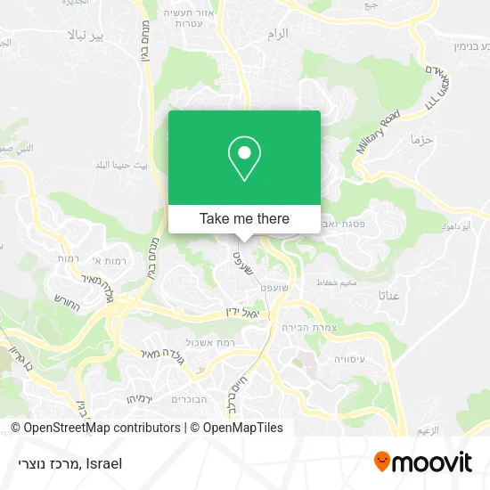 Карта מרכז נוצרי