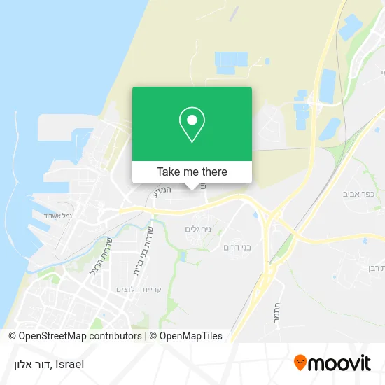 Карта דור אלון