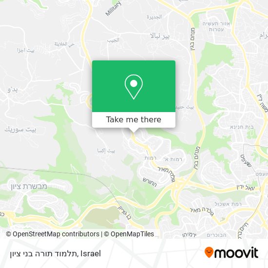 תלמוד תורה בני ציון map