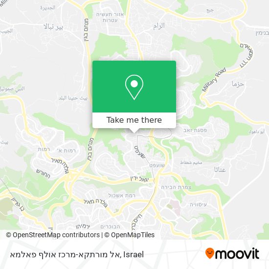 אל מורתקא-מרכז אולף פאלמא map