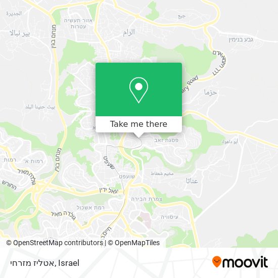 אטליז מזרחי map