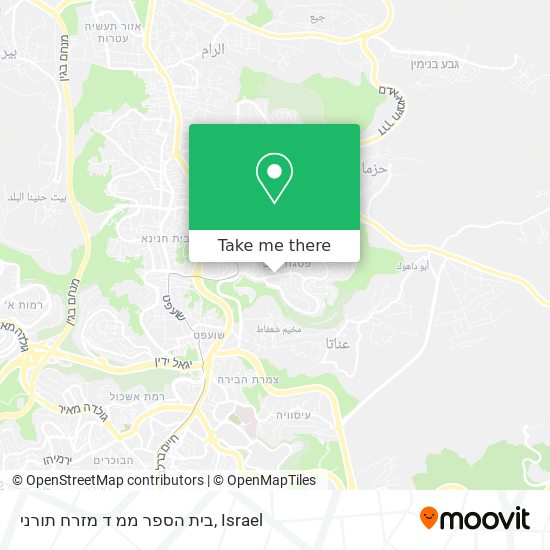 בית הספר ממ ד מזרח תורני map