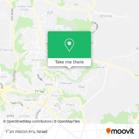 Карта בית הכנסת חב''ד