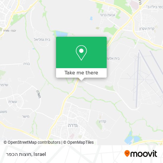 חוצות הכפר map