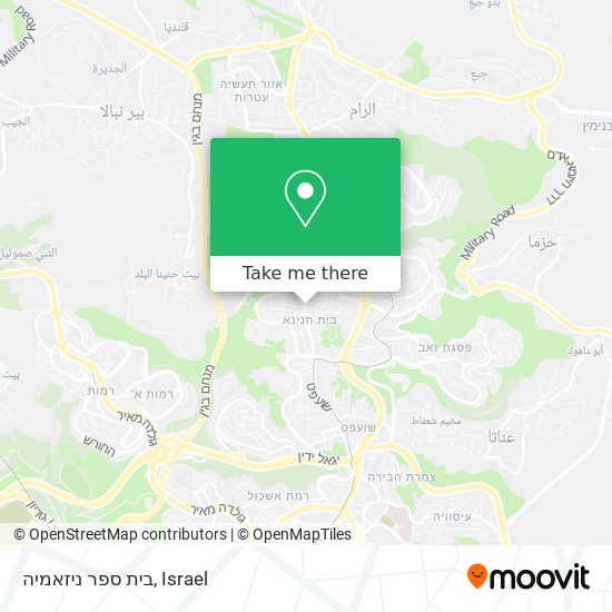 בית ספר ניזאמיה map