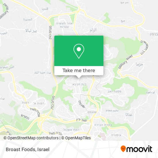 Broast Foods map