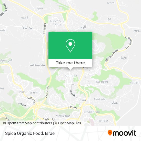 Spice Organic Food map