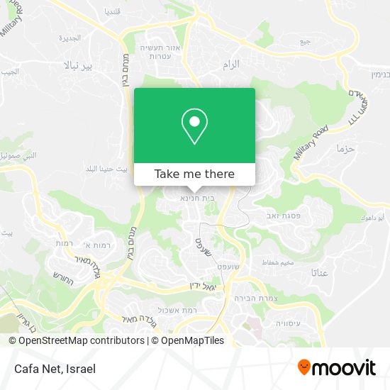 Cafa Net map