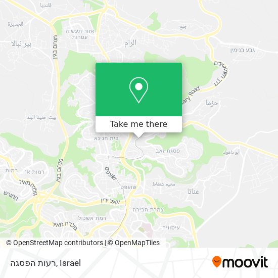 רעות הפסגה map