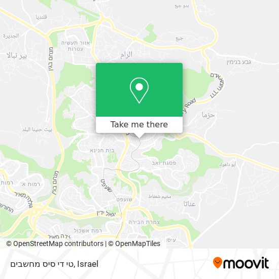 טי די סיס מחשבים map