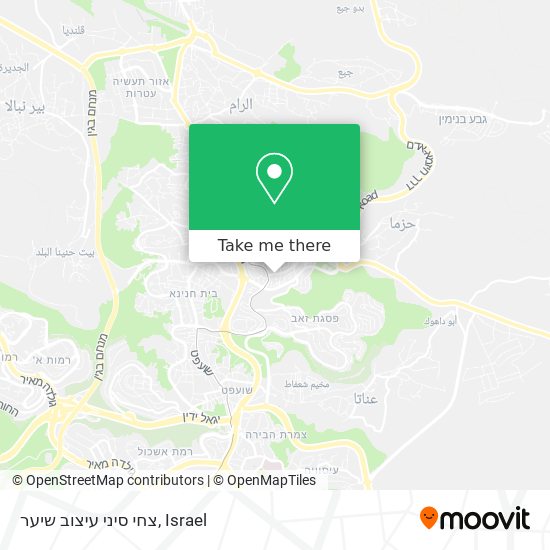 צחי סיני עיצוב שיער map