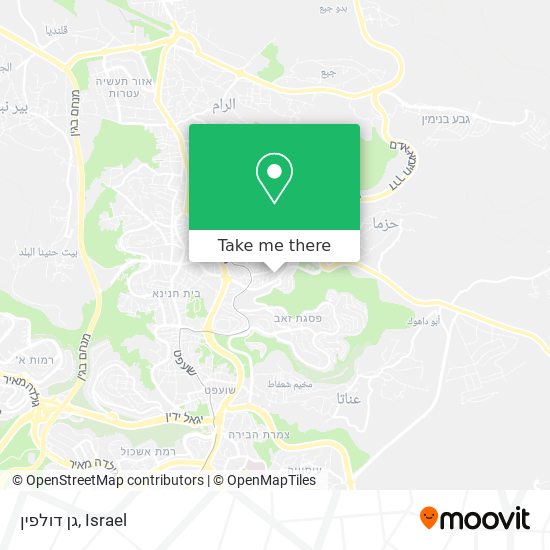 גן דולפין map