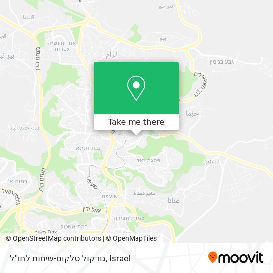 גודקול טלקום-שיחות לחו''ל map