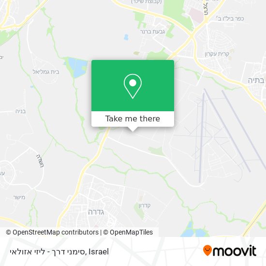 סימני דרך - ליזי אזולאי map