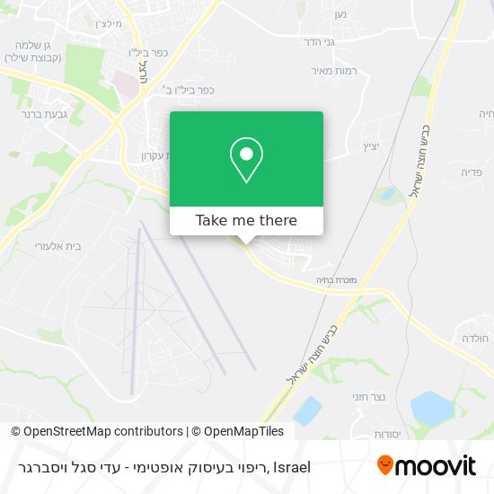 ריפוי בעיסוק אופטימי - עדי סגל ויסברגר map